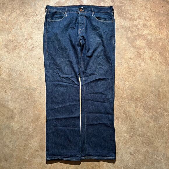 Vintage Y2k True Religion Blue Streetwear Buttonfly Jeans - Picture 1 of 4